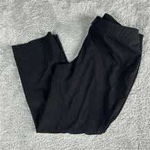 Anne Klein Women's Dress Pants 18W Black Workwear Business Formal