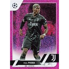 Paul Pogba - Juventus - 108 - Pink Sparkle - Topps Ucc 2022/23