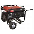 Dayton Portable Generator: Gasoline, 7,200 W, 13,400 W, 120/240V AC, 54.2/27.1, Electric/Recoil Model: GEN-8000-0GRE