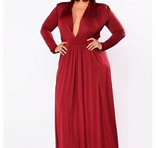 Fashion Nova Dresses | Fashion Nova Maxi Dress | Color: Red | Size: 3X