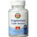 Kal 500 Mg Magnesium Triple Source Tablets, 100 Count