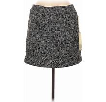 Blair Casual Mini Skirt Mini: Gray Tweed Bottoms - Women's Size 6