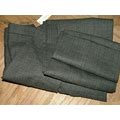 Wt Theory Dress Pants Size 32 X 36 100% Wool Gray Plaids 170