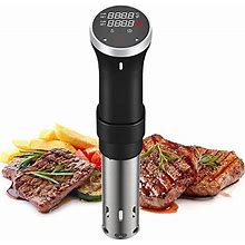 Sous Vide Cooker, 1100W IPX7 Waterproof Sous Vide Machine, Fast-Heating Immersion Circulator Precise Cooker With Big Touchscreen Accurate Temperature