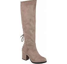 Journee Collection Leeda Boot | Women's | Taupe | Size 12 | Boots