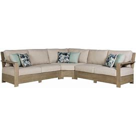 Silo Point Contemporary 3 Pc. Sectional In Brown By Ashley Furniture