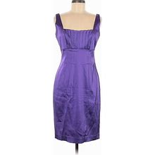 Calvin Klein Casual Dress: Purple Dresses - Women's Size 8