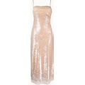 Simkhai - Valentina Sequin-Embellished Dress - Women - Silk/Polyester/Spandex/Elastane/Nylon - 4 - Neutrals