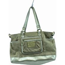 COACH 14364 Handbag Silver Total