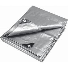 HFT 7 ft. 4 in. X 9 ft. 6 in. Heavy Duty Reflective All-Purpose Weather-Resistant Tarp