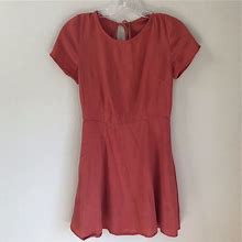 Forever 21 Dresses | Coral Orange Babydoll Mini Dress | Color: Orange/Red | Size: S