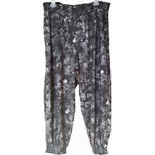 Athleta Pants & Jumpsuits | Athleta Savannah Printed Joggers In Lumen Floral Black Size 18 | Color: Black/Gray | Size: 18