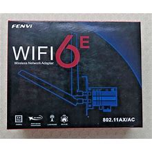 Fenvi FV-AXE3000 Wifi 6E PCIE Wifi Card 802.11Ax Wifi Bluetooth Intel AX210 Chip