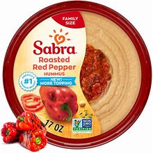 Sabra Family Size Roasted Red Pepper Hummus - 17 Oz