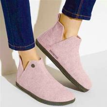 Birkenstock Shoes | Nwob Birkenstock Andermatt Shearling Wool Felt Slipper In Pink | Color: Pink | Size: 9