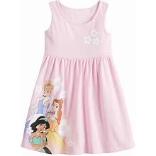 Disney Princesses Baby & Toddler Girl Jumping Beans® Tank Skater Dress, Toddler Girl's, Size: 4T, Light Pink