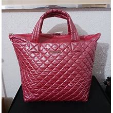 MZ Wallace Quilted Tote Peony Pink