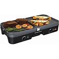 Hamilton Beach® Dual Zone 3-In-1 Griddle/Grill | Black | One Size | Grills + Griddles Electric Griddles
