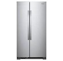 Whirlpool - 25.1 Cu. Ft. Side-By-Side Refrigerator - Stainless Steel
