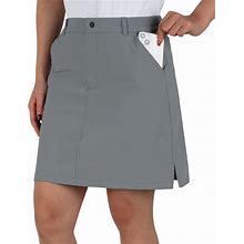 ANIVIVO Women's Golf Skorts Skirts 18" Outdoor Hiking Casual Skorts With Zip Poc