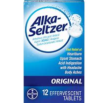 Alka-Seltzer Original Effervescent Tablets 12Ct (1-3 Unit)