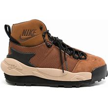 NIKE X SACAI - Magmascape Panelled Sneakers - Men - Calf Leather/Rubber/Other Fibres/Suede - 9 - Brown