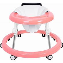 HARPPA Foldable Baby Walker With Wheels And Anti-Rollover, Sit To Stand Activity Center For Boys And Girls 6-18 Months, 5-Position Height Adjustable