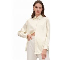 Lilysilk SOS Silk Blouse Oversized Pure Silk Shirt Women Long Sleeve Button Up Ladies Silk Top Elegant Office Luxury