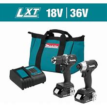 18V LXT Sub-Compact Lithium-Ion Brushless Cordless 2-Piece Combo Kit (Driver-Drill/Impact Driver) 1.5Ah