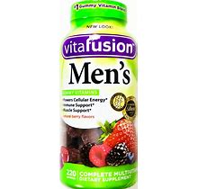 Vitafusion Men's Multivitamin Cellular Energy Immune Muscle Support, 220 Gummies