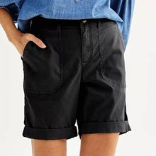 Petite Sonoma Goods For Lifea® Utility Bermuda Shorts