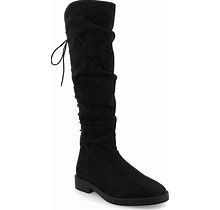 Journee Collection Mirinda Wide Calf Boot | Women's | Black | Size 9.5 | Boots