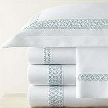 Savannah Embroidered Sateen Bedding By Legacy Home, Cal King Coverlet 110" X 108" / Ivory