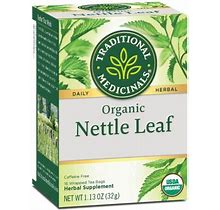 Traditional Medicinals Tea Bags Organic Nettle Leaf - 16 Ct - Pack Of