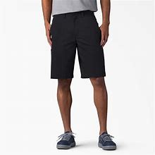 Dickies Men's Flex Cooling Regular Fit Utility Shorts, 11" - Black Size 30 (SR601)
