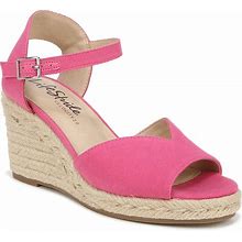 Wide Width Women's Tess Sandal By Lifestride In French Pink Fabric (Size 6 W)