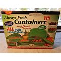 Gourmet Trends Always Fresh Storage Containers 10 Pc Set - AS SEEN ON TV