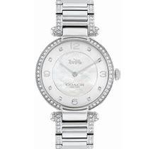 Coach Women's Cary Stainless Steel Bracelet Watch 34mm - Silver