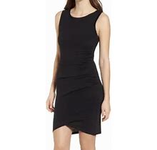 Leith Dresses | Leith Ruched Dress - Black | Color: Black | Size: M