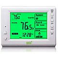 Thermostat Programmable Digital Thermostat, 5+2 Day, Horizontal Mount- Backlit LCD, 1H/1C Dual Powered 6.8 Sq. Inch Display Screen.