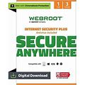 Webroot Internet Security Plus For 3 Users, Windows/Mac/Android/Ios, Download (1000063036)