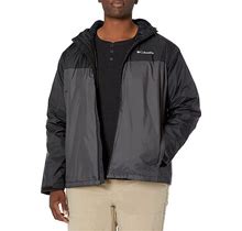 Columbia Big Tall Glennaker Sherpa Lined Jacket Men's Clothing Black/Shark/Black : 1X