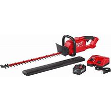 Milwaukee M18 FUEL 24 in. 18-Volt Lithium-Ion Brushless Cordless Hedge Trimmer Kit With 8.0 Ah Battery And Rapid Charger