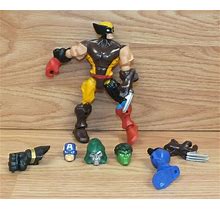 Mixed Lot Of Hasbro Marvel Avengers Super Hero Mashers - Wolverine + Limbs