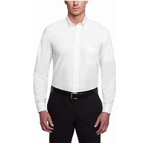 Van Heusen Mens Dress Shirt Regular Fit Oxford Solid