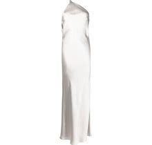 Michelle Mason - Single-Shoulder Maxi Dress - Women - Silk - 8 - Grey