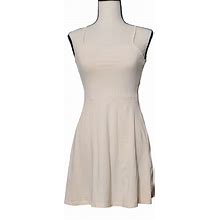 Forever 21 Dresses | Forever 21 Cream Color Mini Dress, Size Small | Color: Cream | Size: S