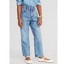 Old Navy High-Waisted Slouchy Straight Jeans For Girls