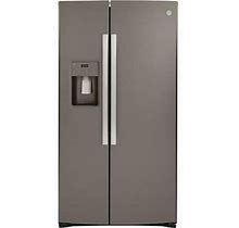 Ge 21.8 Cu. Ft. Counter-Depth Side-By-Side Refrigerator