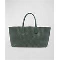 Bottega Veneta Medium Cabat Bag, Aloe-Gold, Women's, Handbags & Purses Tote Bags & Totes